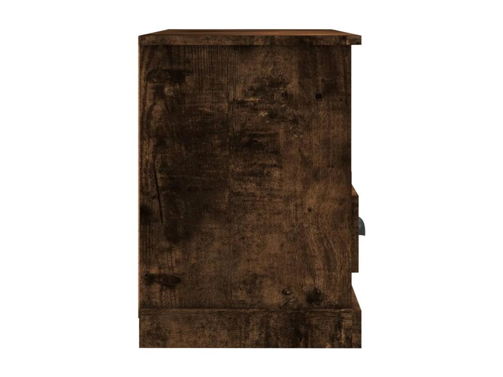 Smoked oak TV stand 80x35x50 cm engineered wood