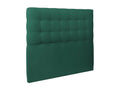 Upholstered Green Velvet Headboard, 160 cm Wide - 10 cm Thick, Padded