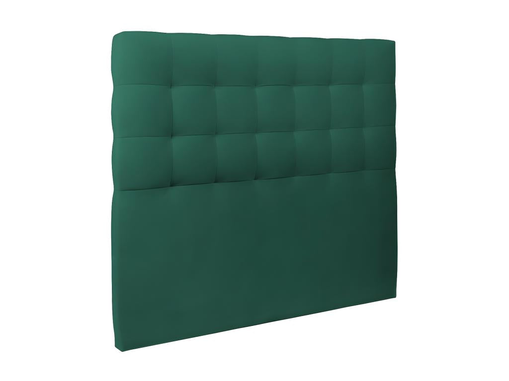 Upholstered Green Velvet Headboard, 160 cm Wide - 10 cm Thick, Padded