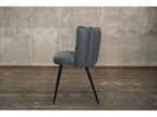 Chair - Grey faux leather - Doucezen