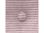 Doucezen Plain Corduroy Headboard with Buttons 135x105 with Bed Legs 120/135/140 - Pale Pink