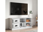 White TV stand 102x35.5x47.5 cm engineered wood