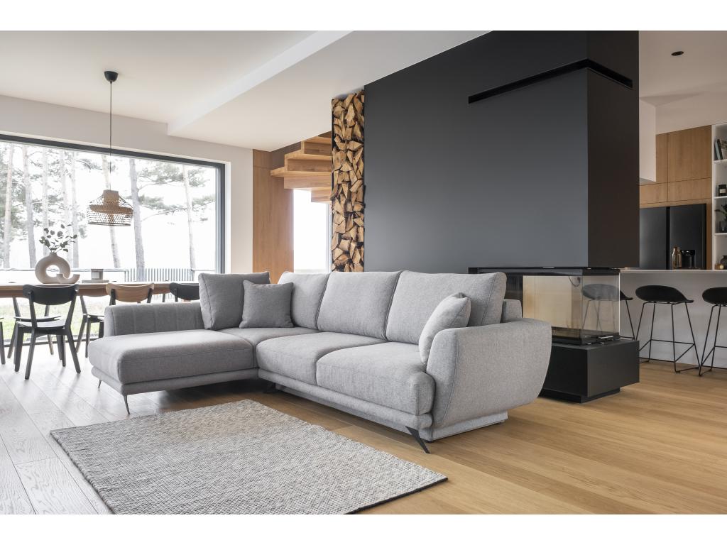 Doucezen L Sofa / In Stock / Fabric-Grey