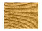 Doucezen Plain Corduroy Headboard with Buttons 110x115 with Bed Legs 105 - Mustard