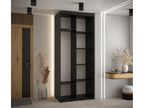 Doucezen 5 Sliding Door Wardrobe 235.2/110/45 2 Doors Black/White/Gold