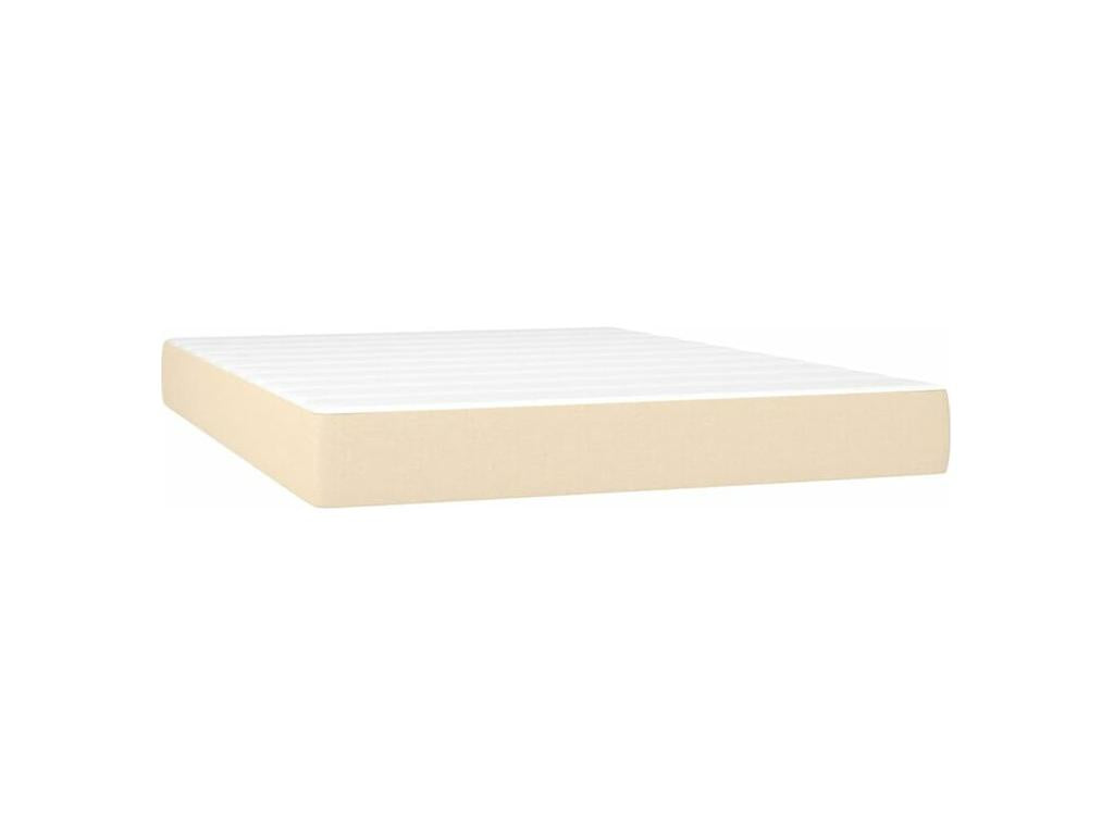 Doucezen bed base with cream mattress 140x190 fabric