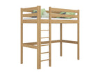 Oak loft bed N05 Natural Oak 120x200