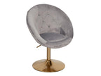 chaise longue swivel chair Doucezen chair velvet cocktail chair bar stool armchair