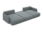 Doucezen Panoramic Corner Sofa Bed in Chenille/Jeans Fabric