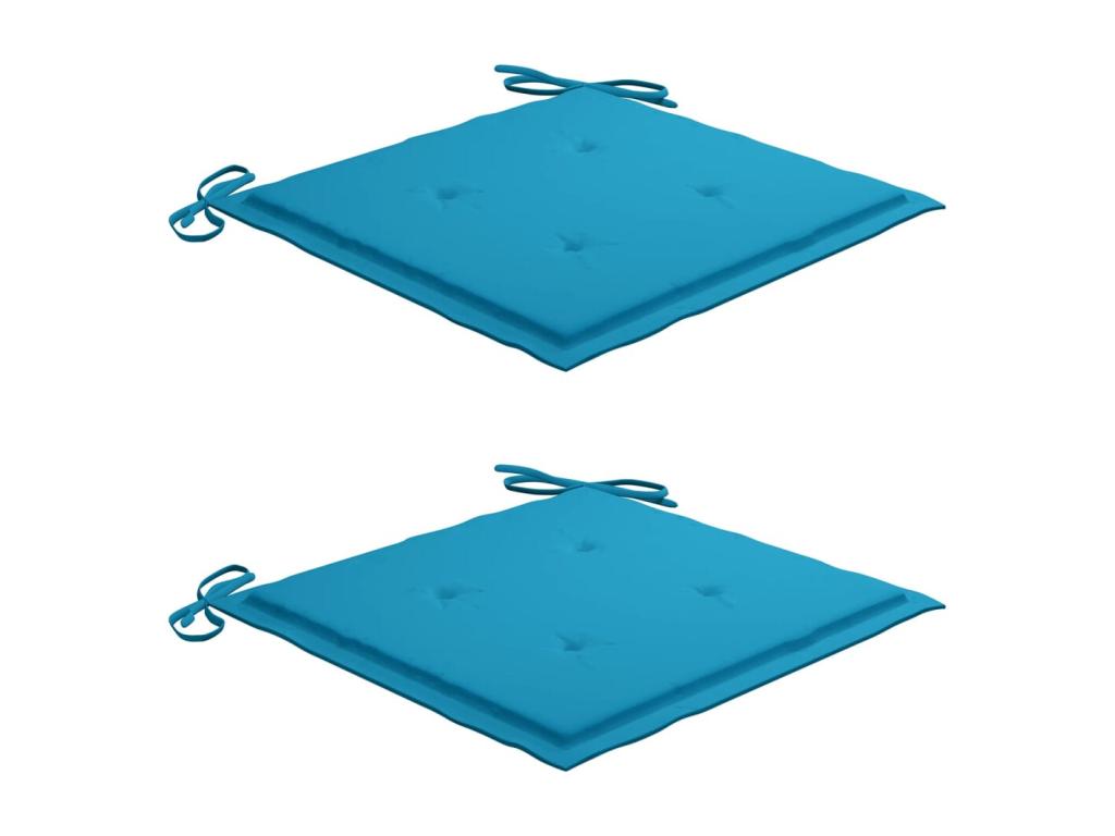 Garden chairs with tea table and cushions, solid wood, Doucezen