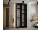 Doucezen 5 Sliding Door Wardrobe 235.2/110/45 2 Doors Black/White/Gold