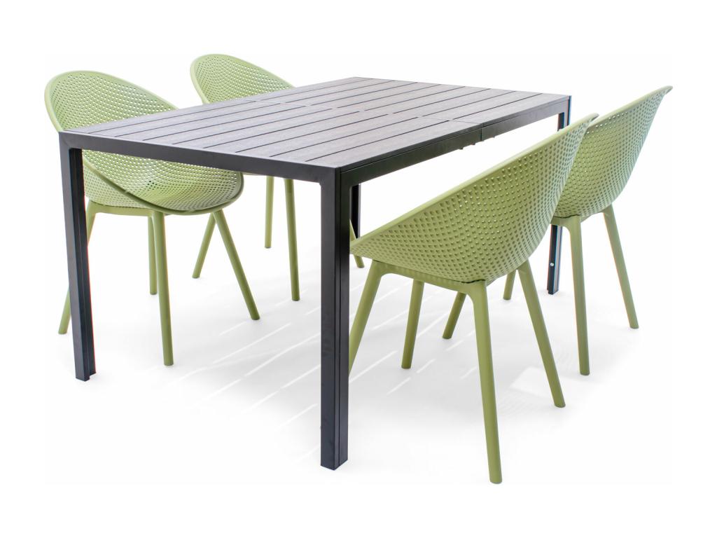 Doucezen garden set with table and 4 Doucezen chairs