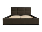 Storage bed 140x200 in brown - Doucezen Collection