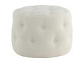 Meublita round polyester pouf
