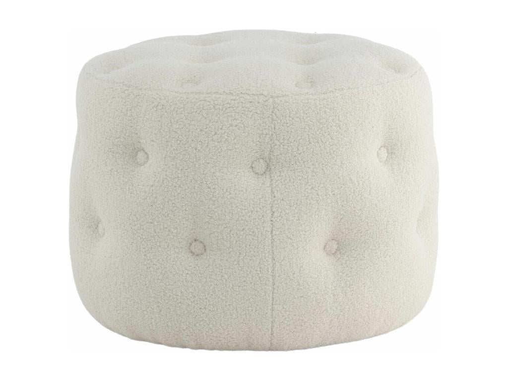 Meublita round polyester pouf