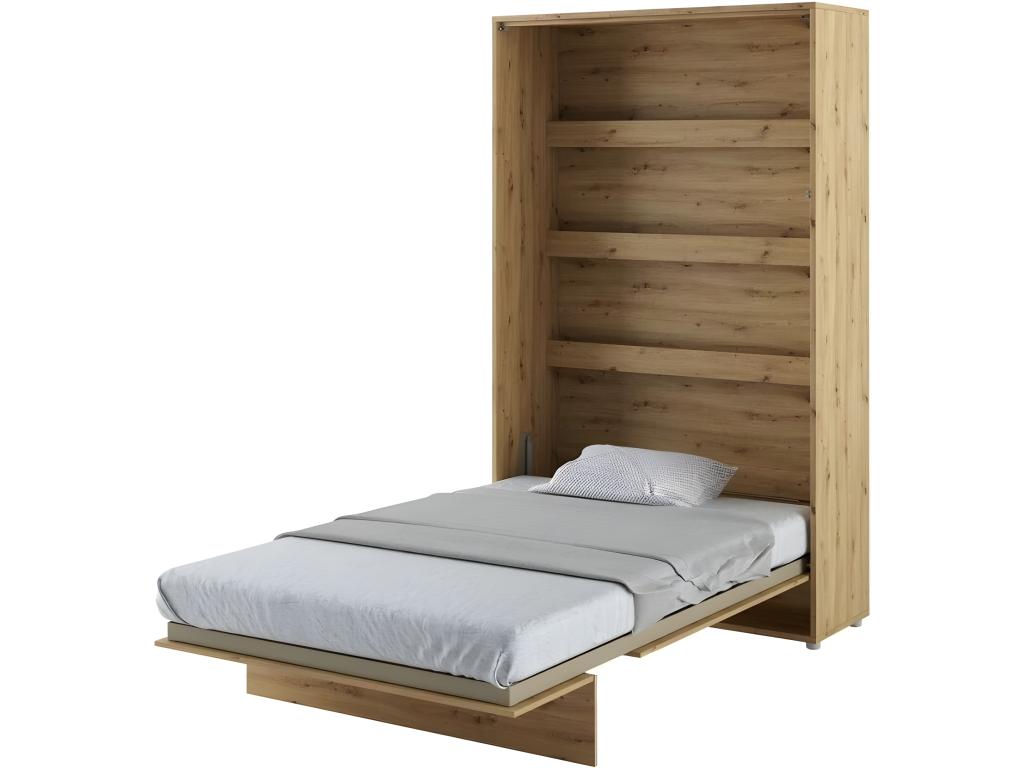 Doucezen Vertical Murphy Bed 120x200 cm Oak Doucezen Folding Bed Wall Bed Consus