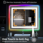 Anti-Fog RGB Backlit & LED Frontlit Bathroom Mirror