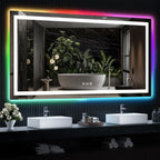 Anti-Fog RGB Backlit & LED Frontlit Bathroom Mirror