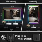 Anti-Fog RGB Backlit & LED Frontlit Bathroom Mirror