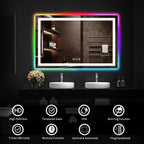 Anti-Fog RGB Backlit & LED Frontlit Bathroom Mirror