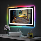 Anti-Fog RGB Backlit & LED Frontlit Bathroom Mirror