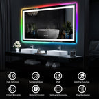 Anti-Fog RGB Backlit & LED Frontlit Bathroom Mirror
