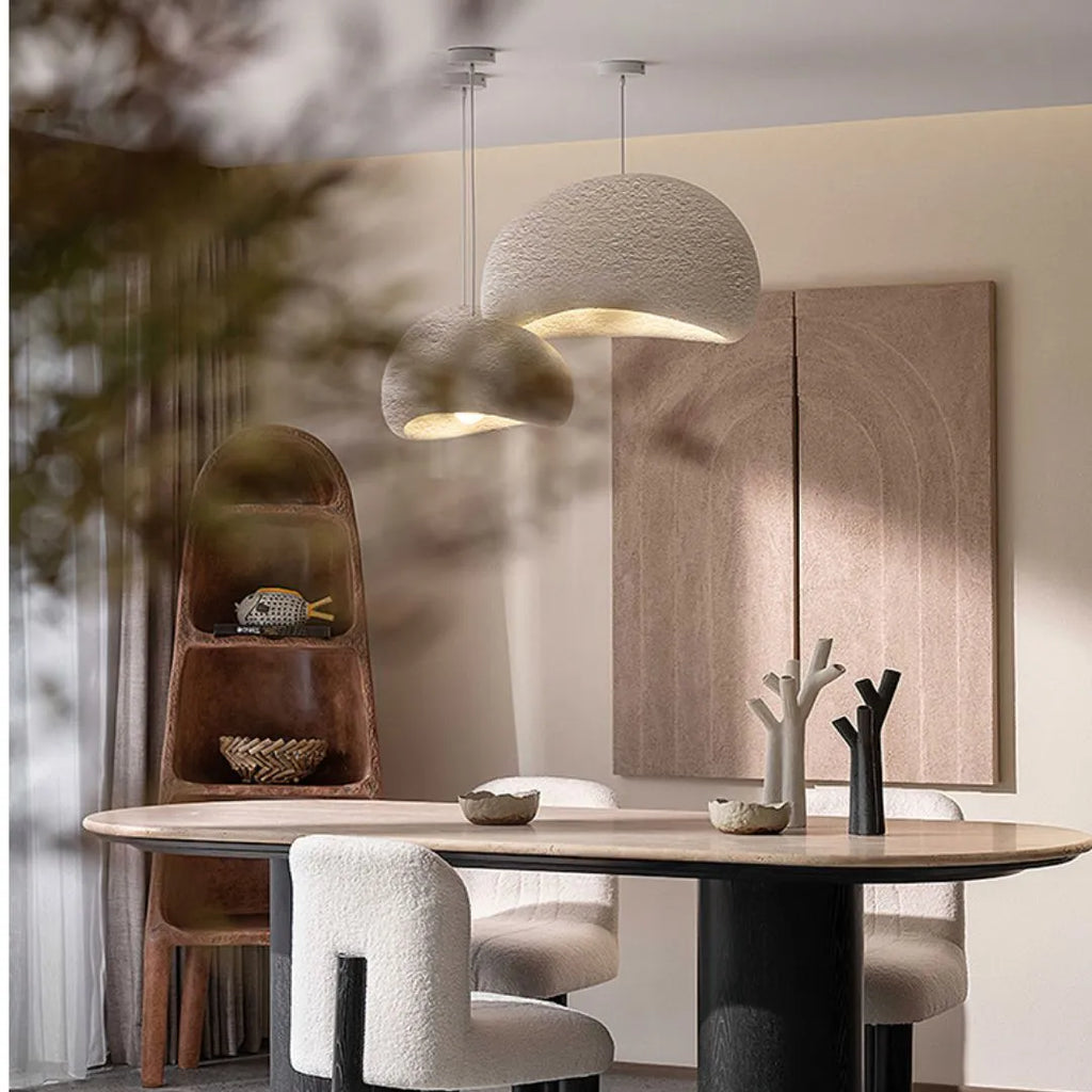 Aoshi - B | Wabi-sabi Style Resin Pendant Light