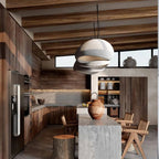 Aoshi - B | Wabi-sabi Style Resin Pendant Light