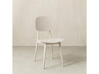 Beige polypropylene chair 82.5 cm x 43 cm - Doucezen