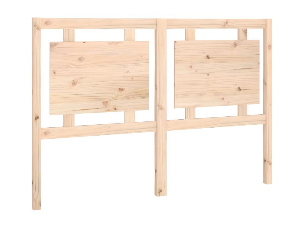Headboard 145.5x4x100 cm Solid pine wood