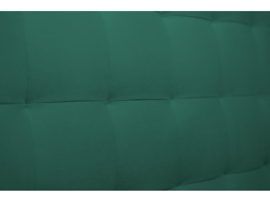 Upholstered Green Velvet Headboard, 160 cm Wide - 10 cm Thick, Padded