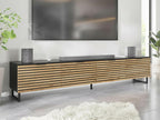 Doucezen A103 Graphite TV Stand - Doucezen Oak 200x40x33cm