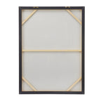 Canvas Abstract Framed Wall Art with Gold Frame - Gold - CosmoLiving by Cosmopolitan