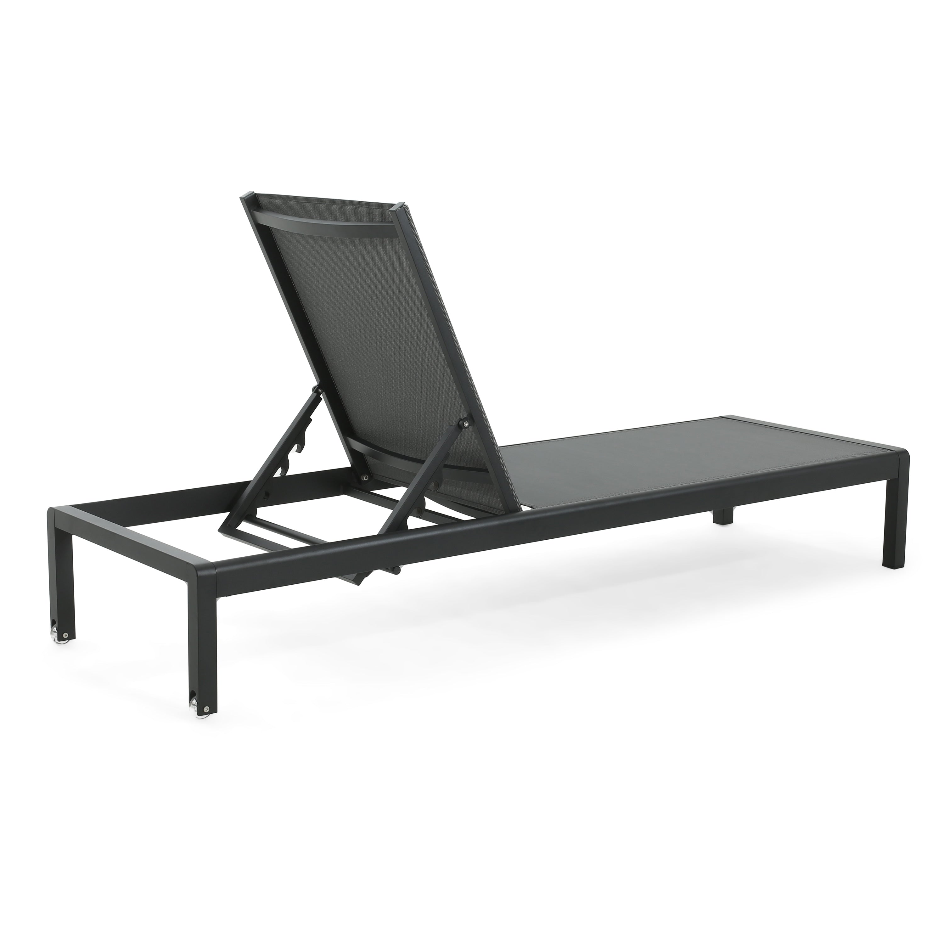 Cape Coral Outdoor Aluminum Chaise Lounge (Set of 2) by Christopher Knight Home - 77.56 D x 25.20 W x 11.80 H