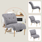 Chaise Lounge Couch Upholstered Accent Chair for Bedroom Living Room Chairs