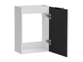 Meublita CUW40 1D Under-Sink Cabinet 40x22x57 White