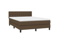 Doucezen bed base with dark brown mattress 140x200