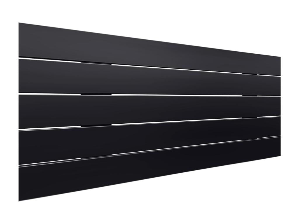 Doucezen Recycled Wood Headboard DM Style Horizontal Pallet 105x46cm Beds 105 - Solid Black