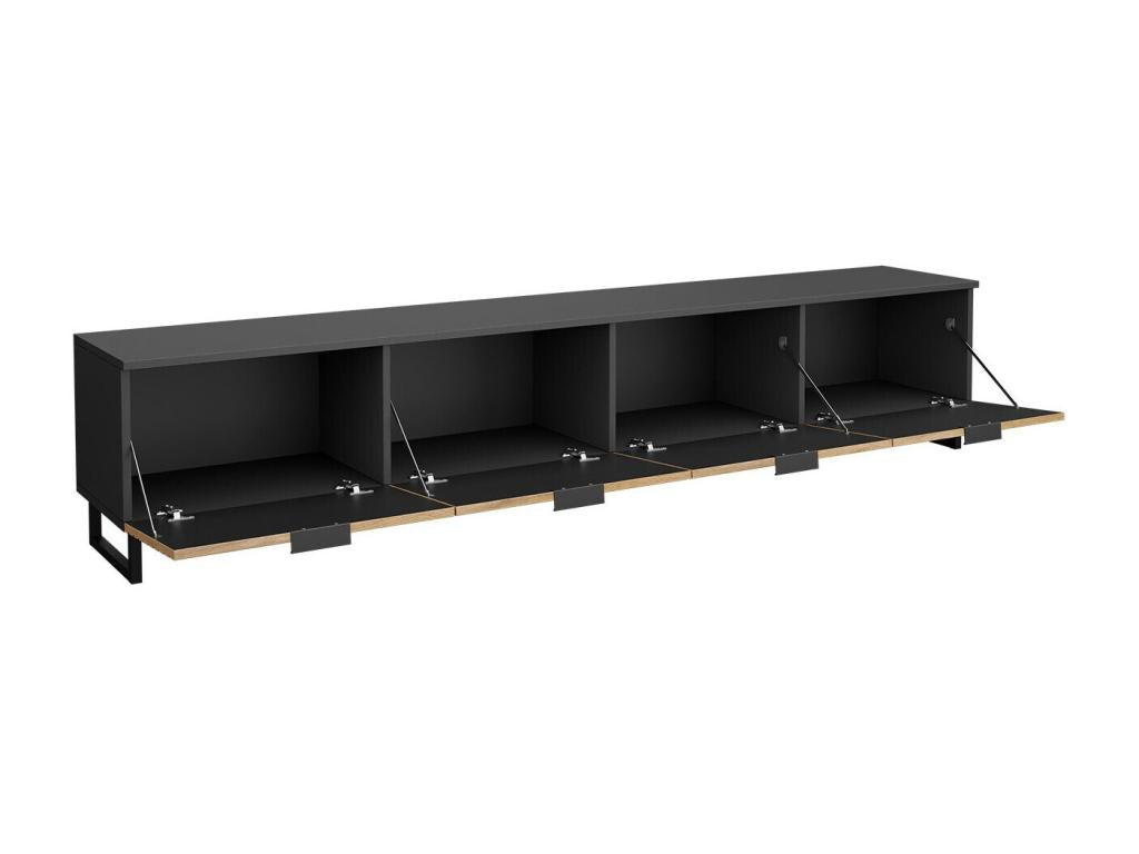 Doucezen A103 Graphite TV Stand - Doucezen Oak 200x40x33cm