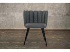 Chair - Grey faux leather - Doucezen