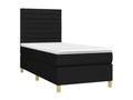 Doucezen bed base with black 90x200 mattress, fabric