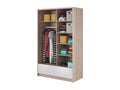 Doucezen II Wardrobe 134x214x62 cm - White