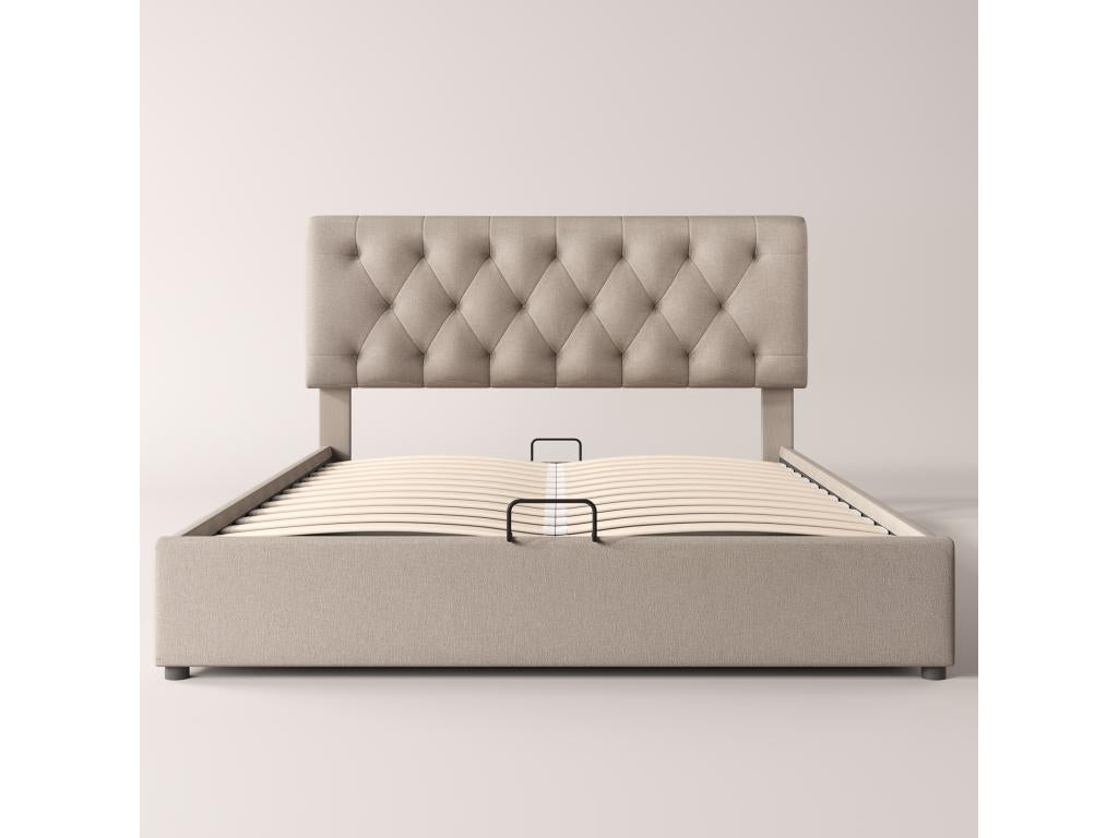 Storage bed - with storage - No mattress - 140x200cm - Doucezen