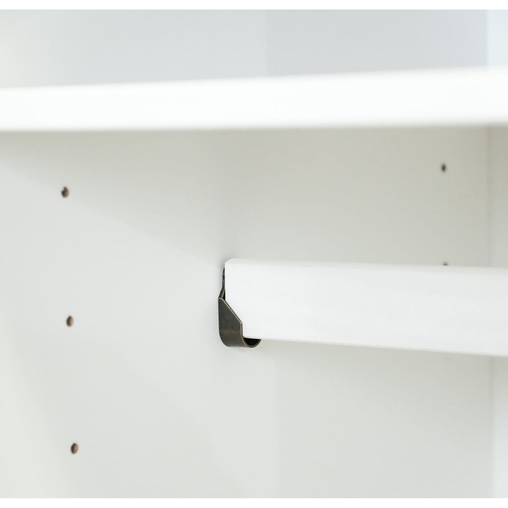 Palace Imports 100% Solid Wood Kyle 4-Door Wardrobe Armoire with Solid Wood or Mirrored Doors