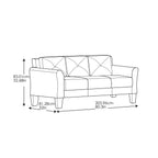 iLounge Harvard Microfiber Sofa