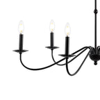 34.75 6-Light Iron LED Chandelier, by JONATHAN Y