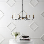 34.75 6-Light Iron LED Chandelier, by JONATHAN Y