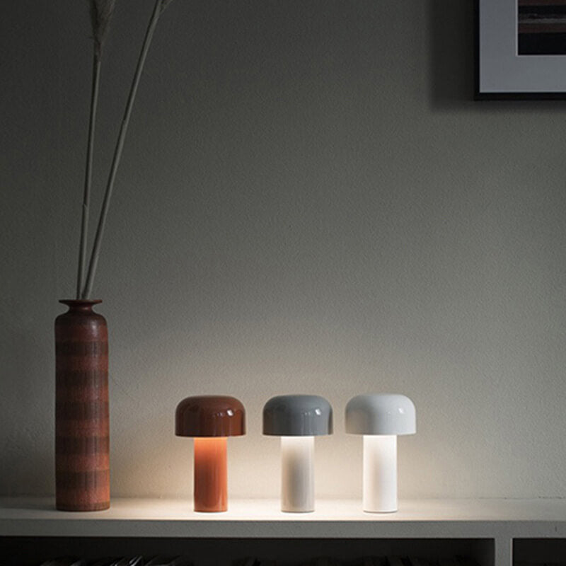 USB Rechargeable LED Cordless Table Lamp | Mushroom Desk Lamp