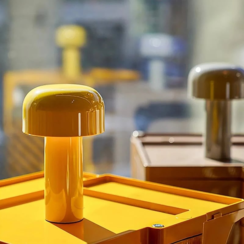 USB Rechargeable LED Cordless Table Lamp | Mushroom Desk Lamp