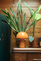 MP Bauhaus Style Glass Mushroom Table Lamp